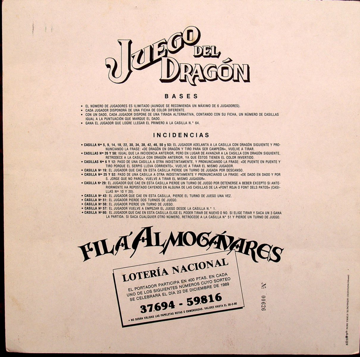 Juego 1989-2