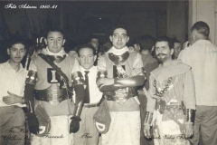 Alfredo Valor, Francisco Boti y Tino en 1961