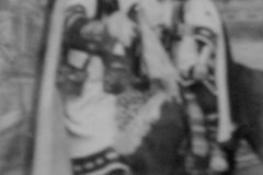 Pedro Santamari junto a su hijo