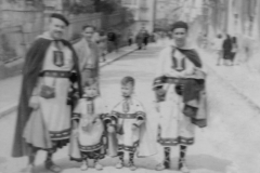 Pedro Santamaria junto a sus hijos