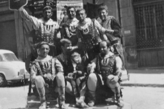 Enrique Sancho, Vicente Esplugues, Paco Mollá, Fernando Fernadez, Pepin Aura, JJ Aura y Paco Galvañ en 1967